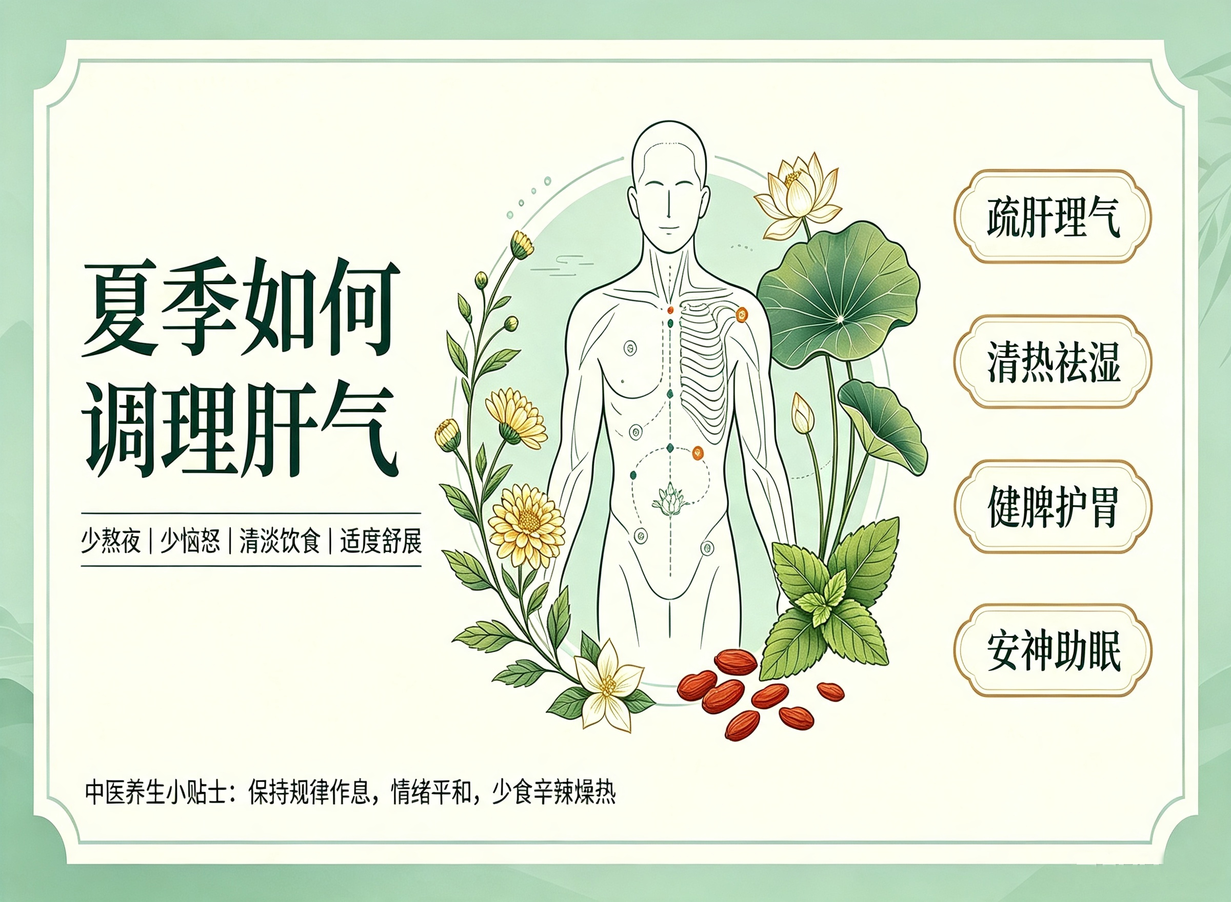 中医养生：夏季如何调理肝气