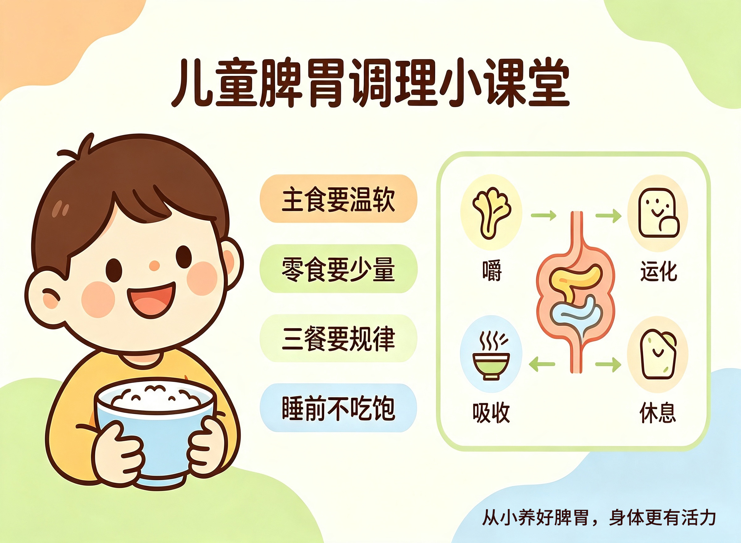 儿童脾胃调理知识科普